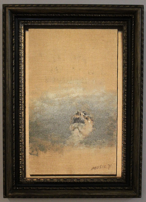 Zoran Mušič painting