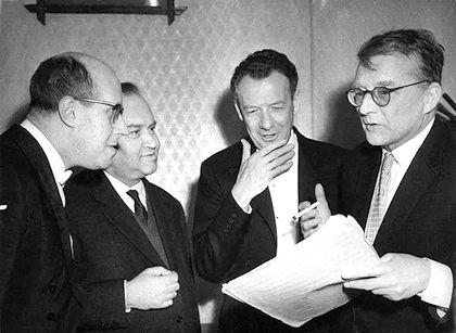 Mstislav Rostropovitch David Oistrakh Benjamin Britten & Dmitri Shostakovich
