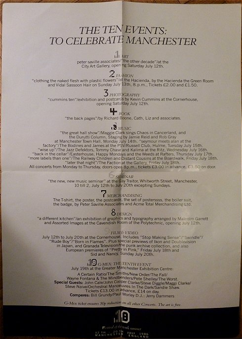 Festival 10th summer flyer