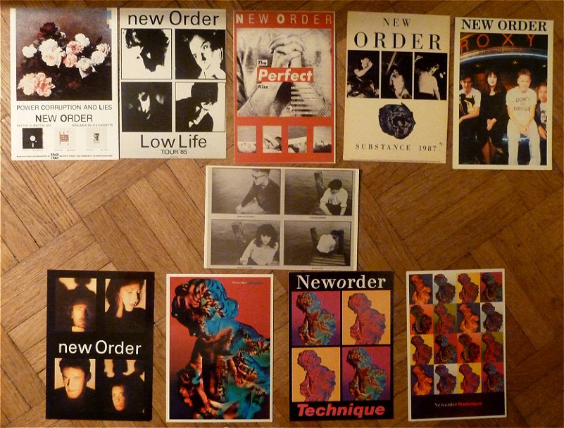 New Order postcards