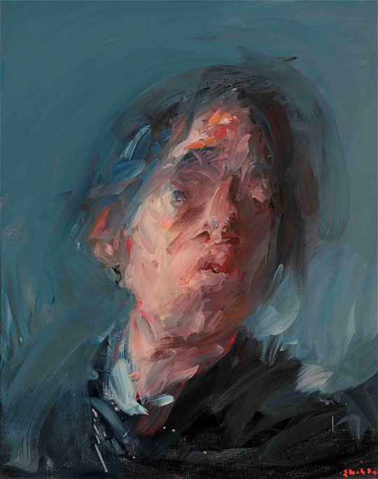 Autoportrait face