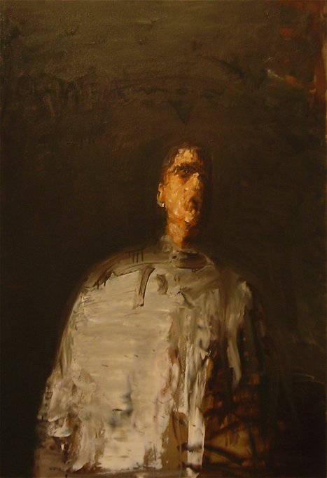 Autoportrait vêtement blanc