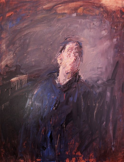 Autoportrait vêtement bleu