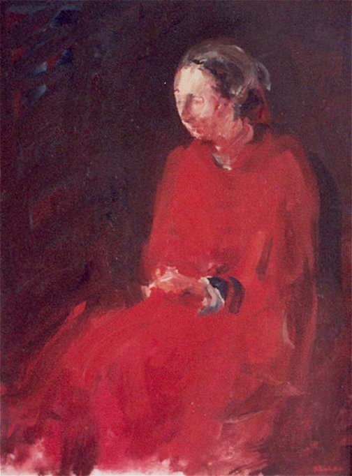 Portrait Anita assise