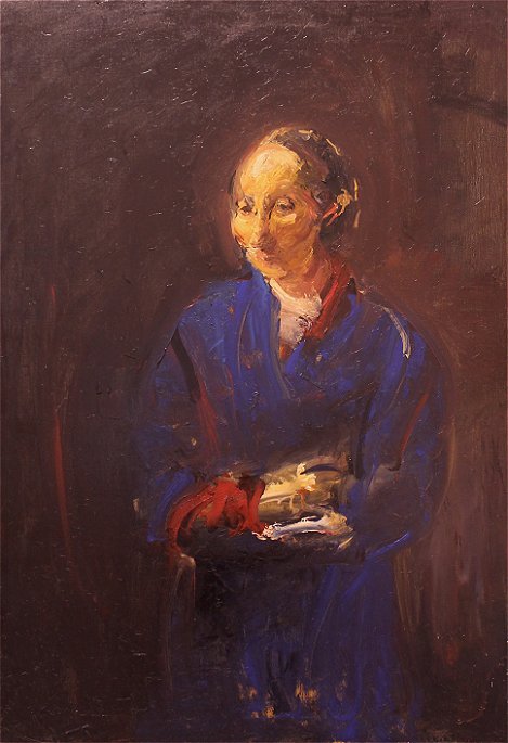 Portrait Anita bleu