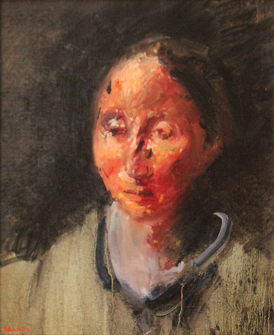 Portrait Anita yeux baissés