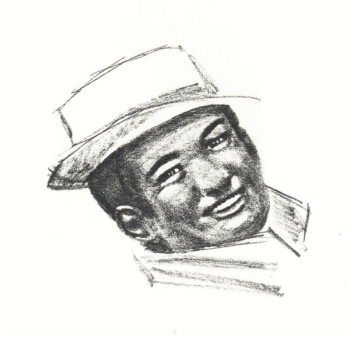 Smiling man with hat